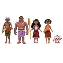 MOANA 2 - ENSEMBLE DE FIGURINES DE L'ÉQUIPAGE DU CANOË DE MOANA (COFFRET) - PETITES POUPÉES